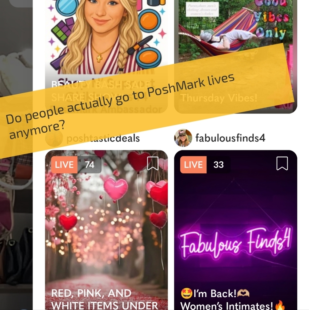 Poshmark lives shows